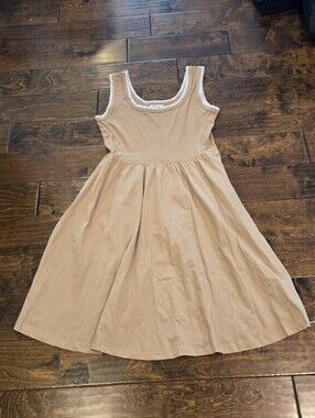 New Staccato Dress Size XL Camel
